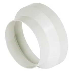 Manrose Round Central Reducer White 125-100mm 3 Manrose Round Central Reducer White 125-100mm