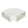 Manrose Rectangular 90° Horizontal Bend White 100mm -Cheap Air Vents Store 11038 P