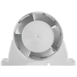 Xpelair AL100T 100mm Axial Inline Bathroom Shower Extractor Fan Kit with Timer White / Chrome 220-240V -Cheap Air Vents Store 120FH A2