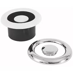 Xpelair AL100T 100mm Axial Inline Bathroom Shower Extractor Fan Kit with Timer White / Chrome 220-240V -Cheap Air Vents Store 120FH A4