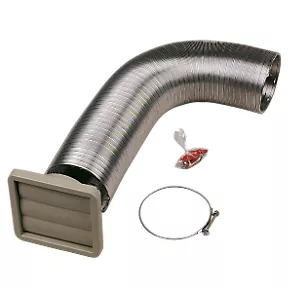 Manrose Cooker Hood Termination Kit 100mm 3 Manrose Cooker Hood Termination Kit 100mm