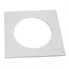 Manrose Round Pipe Wall Plate White 100mm -Cheap Air Vents Store 13448 P