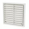 Manrose Fixed Louvre Vent White 100 x 100mm -Cheap Air Vents Store 14434 P