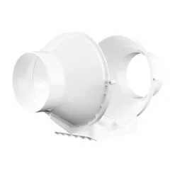 Xpelair XIMX100+T 100mm Axial Inline Extractor Fan with Timer 220-240V -Cheap Air Vents Store 1628P A3