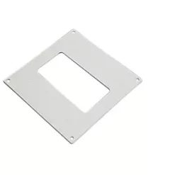 Manrose Rectangular Wall Plate White 100mm