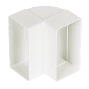 Manrose Rectangular 90° Vertical Bend White 100mm 3 Manrose Rectangular 90° Vertical Bend White 100mm