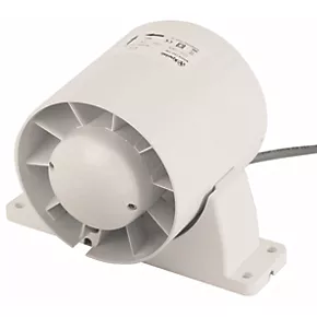 Xpelair Airline ALL100T 100mm Axial Inline Bathroom Shower Extractor Fan Kit With LED Light with Timer White / Chrome 220-240V 6 Xpelair Airline ALL100T 100mm Axial Inline Bathroom Shower Extractor Fan Kit With LED Light with Timer White / Chrome 220-240V - Image 4