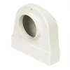 Manrose PVC Round to Rectangular Flat Channel Appliance Connector Elbow 90° Bend White 212mm x 100mm -Cheap Air Vents Store 24211 P