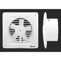 Xpelair VX100 Slim 100mm Axial Bathroom Extractor Fan White 220-240V -Cheap Air Vents Store 2422R A2