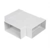 Manrose Flat T Piece Connector White 100mm -Cheap Air Vents Store 26395 P