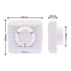 Xpelair VX100T 100mm Axial Bathroom Extractor Fan with Timer White 220-240V 11 Xpelair VX100T 100mm Axial Bathroom Extractor Fan with Timer White 220-240V -Cheap Air Vents Store 2659D A4