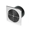Manrose LP150STC 150mm Axial Kitchen Extractor Fan with Timer Chrome 240V -Cheap Air Vents Store 27536 P