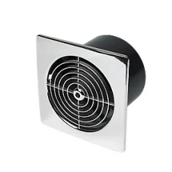 Manrose LP150STC 150mm Axial Kitchen Extractor Fan with Timer Chrome 240V