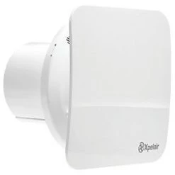 Xpelair C4PSR 100mm Axial Bathroom Extractor Fan White 220-240V