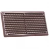 Map Vent Fixed Louvre Vent with Flyscreen Brown 152 x 76mm -Cheap Air Vents Store 318HY P