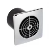 Manrose LP100SS 100mm Axial Bathroom Extractor Fan Chrome 240V -Cheap Air Vents Store 35139 P