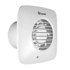 Xpelair DX150TS 150mm Axial Bathroom or Kitchen Extractor Fan with Timer White 220-240V