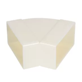 Manrose Rectangular 45° Horizontal Bend White 100mm 3 Manrose Rectangular 45° Horizontal Bend White 100mm