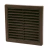 Manrose Fixed Louvre Vent Brown 125 x 125mm -Cheap Air Vents Store 40945 P