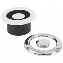 Xpelair AL100 100mm Axial Inline Bathroom Shower Extractor Fan Kit White / Chrome 220-240V -Cheap Air Vents Store 416FH A4