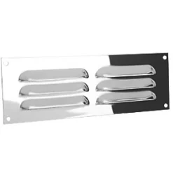 Xpelair Gas Louvre Vent Stainless Steel 189 x 50mm -Cheap Air Vents Store 4578R A2