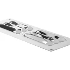 Xpelair Gas Louvre Vent Stainless Steel 189 x 50mm -Cheap Air Vents Store 4578R A3