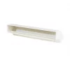 Manrose Rectangular Flat Channel Vertical 45° Bend White 225mm