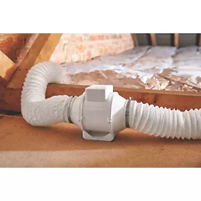 Xpelair XIMX100 100mm Axial Inline Extractor Fan 240V 4 Xpelair XIMX100 100mm Axial Inline Extractor Fan 240V - Image 2