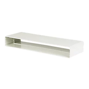Manrose Rectangular Flat Channel Connector White 225mm 3 Manrose Rectangular Flat Channel Connector White 225mm