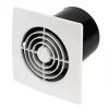Manrose LP100ST 100mm Axial Bathroom Extractor Fan with Timer White 240V -Cheap Air Vents Store 59811 P