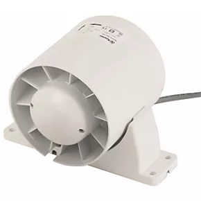 Xpelair Airline ALL100 100mm Axial Inline Bathroom Shower Extractor Fan Kit With LED Light White / Chrome 220-240V 6 Xpelair Airline ALL100 100mm Axial Inline Bathroom Shower Extractor Fan Kit With LED Light White / Chrome 220-240V - Image 4