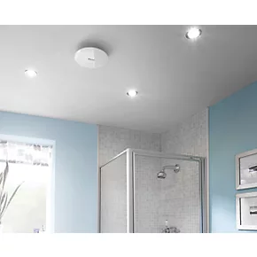 Xpelair CV4SR 100mm Axial Bathroom or Kitchen Extractor Fan with Humidistat & Timer White 220-240V 8 Xpelair CV4SR 100mm Axial Bathroom or Kitchen Extractor Fan with Humidistat & Timer White 220-240V - Image 6