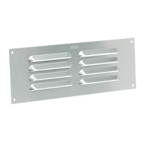 Map Vent Fixed Louvre Vent Silver 229 x 76mm 3 Map Vent Fixed Louvre Vent Silver 229 x 76mm