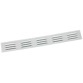 Map Vent Fixed Louvre Vent Satin Silver 466 x 51mm 3 Map Vent Fixed Louvre Vent Satin Silver 466 x 51mm