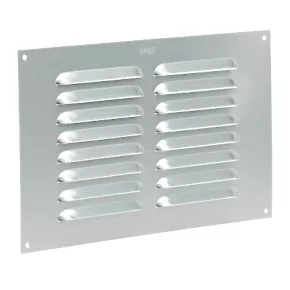 Map Vent Fixed Louvre Vent Silver 229 x 152mm 3 Map Vent Fixed Louvre Vent Silver 229 x 152mm