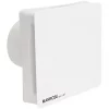 Manrose CQF100T 100mm Axial Bathroom Extractor Fan with Humidistat & Timer White 240V