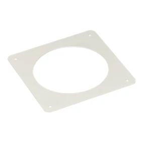 Manrose Round Wall Plate White 120mm 3 Manrose Round Wall Plate White 120mm