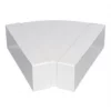 Manrose Rectangular Flat Channel 45° Horizontal Bend White 204mm -Cheap Air Vents Store 84136 P