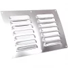 Map Vent Fixed Louvre Vent Chrome Stainless Steel 229 x 152mm -Cheap Air Vents Store 849HY P