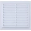 Map Vent Fixed Louvre Vent with Flyscreen White 229 x 229mm -Cheap Air Vents Store 8886D P