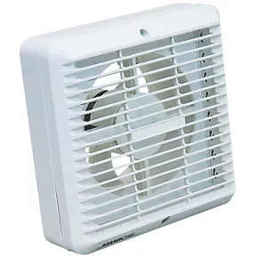 Manrose XF150T 150mm Axial Kitchen Extractor Fan with Timer White 240V 2 Manrose XF150T 150mm Axial Kitchen Extractor Fan with Timer White 240V