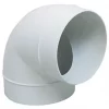 Manrose 90° Round Bend White 125mm -Cheap Air Vents Store 933GY P