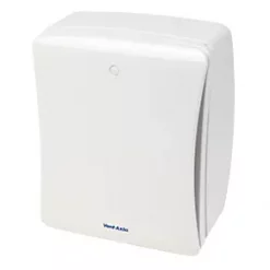 Vent-Axia 427478 100mm Centrifugal Bathroom Extractor Fan with Timer White 240V