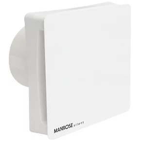 Manrose CSF100T 100mm Axial Bathroom Extractor Fan with Timer White 240V 3 Manrose CSF100T 100mm Axial Bathroom Extractor Fan with Timer White 240V