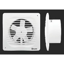 Xpelair VX100T Slim 100mm Axial Bathroom Extractor Fan with Timer White 220-240V -Cheap Air Vents Store 9931R A2