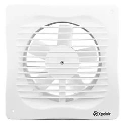 Xpelair VX100T Slim 100mm Axial Bathroom Extractor Fan with Timer White 220-240V -Cheap Air Vents Store 9931R A3