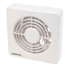 Manrose MG150BT 150mm Axial Kitchen Extractor Fan with Timer White 240V 3 Manrose MG150BT 150mm Axial Kitchen Extractor Fan with Timer White 240V